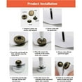 thumbnail image 6 of Metal No Sewing Snap Fastener Button Press Popper Stud Leather Bag Clothes Jacket Repair Rivet Diy, 6 of 10