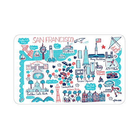 UPC: 0731969977170 | OTM Essentials Prints Series Non-Skid Mouse Pad White/Red/Blue (OP-MHH-JG1-048)