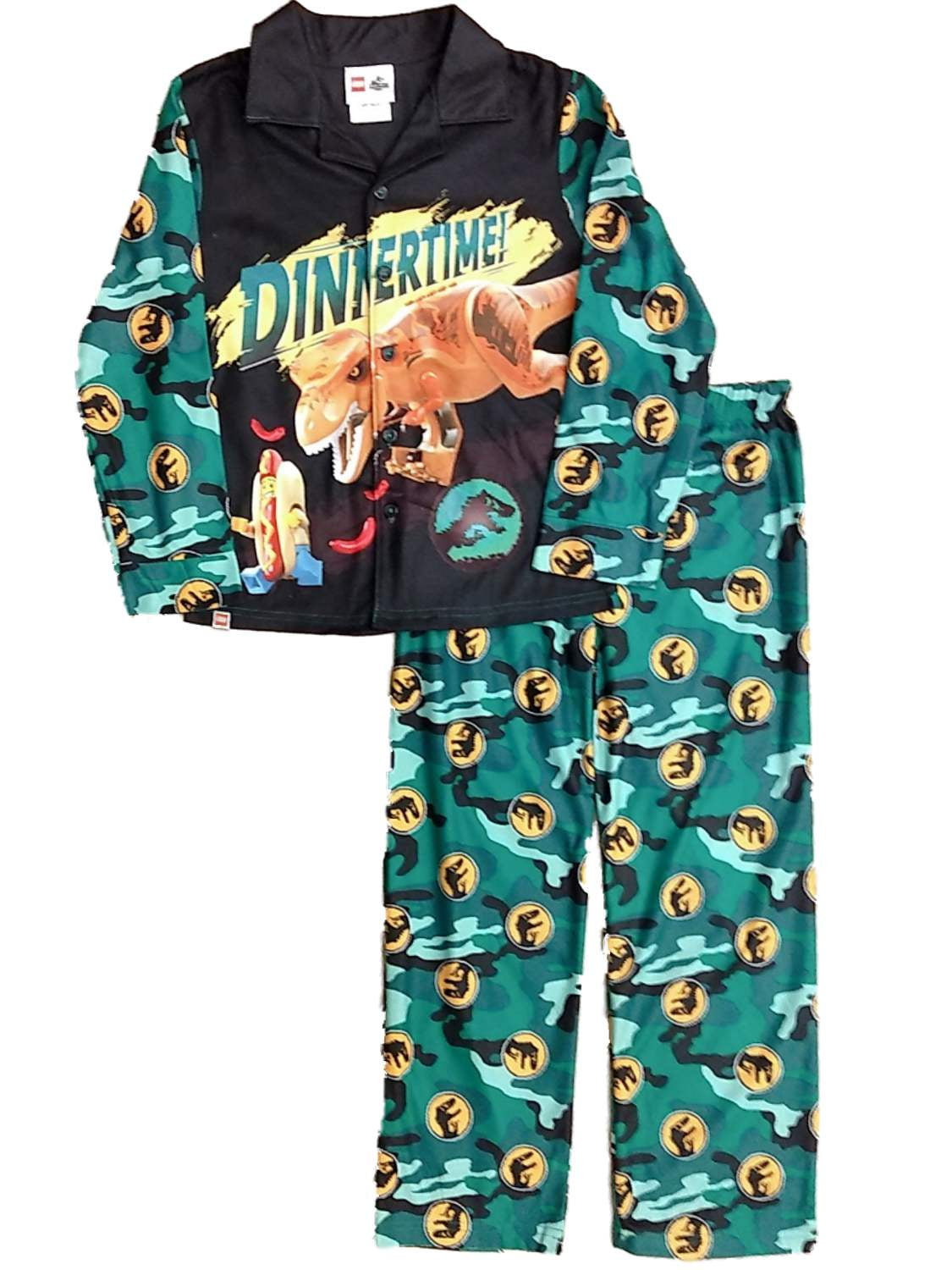 4 TO 10 Years New Boys Jurassic World Dinosaur Pyjamas T-REX