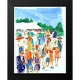 thumbnail image 2 of Paraskevas, Michael 12x14 Black Modern Framed Museum Art Print Titled - Summer Food Festival, 2 of 5