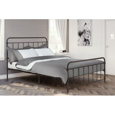 DHP Wallace Metal Bed, Multiple Sizes and Colors (Best White Metal Bands)