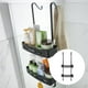 thumbnail image 5 of Carrito puerta, a prueba de , bañera, baño, canasta de almacenamiento, estante , sobre , carrito c negro Baoblaze Estante de baño, 5 of 8