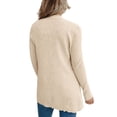 thumbnail image 2 of Womens Sweater Cardigans Casual Classic Knit Outerwear with Pockets, 2 of 2