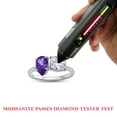 thumbnail image 7 of 1 3/4 Carat 8X5MM Pear Shape Natural Amethyst & 6MM Cushion Cut Lab Created Moissanite Diamond Toi Et Moi 2-Stone Engagement Ring For Women In 14K White Gold Over Sterling Silver(1.75Cttw)-7, 7 of 7