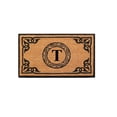 thumbnail image 1 of A1 Home Collections Doormat PT3006T First Impression Hand Crafted by Artisans, T, Geneva Floral-24 X39, 1 of 5