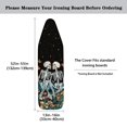 thumbnail image 5 of HELLHERO Floral Starry Sky Pattern Ironing Board Cover Hook & Loop Straps Replacement Accessories Breathable Elastic Edge, 5 of 5