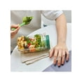 thumbnail image 3 of 10.5 Oz Side-Opening Salad Mason Jar – Leak-Proof Portable Meal Prep Reusable Container, With Dressing Compartment, Microwave & Dishwasher Safe For Home, Office, Travel Lunches., 3 of 6