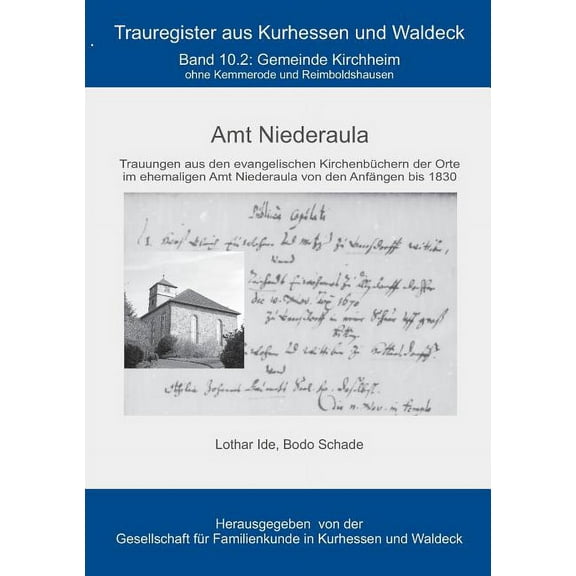 Amt Niederaula: Gemeide Kirchheim ohne Reimboldshausen und Kemmerode, (Paperback)