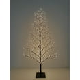thumbnail image 1 of 5.8Ft Black Pre-Lit Birch Tree with 1099 LED Lights Christmas Holiday Decor Indoor Use Only, 1 of 5