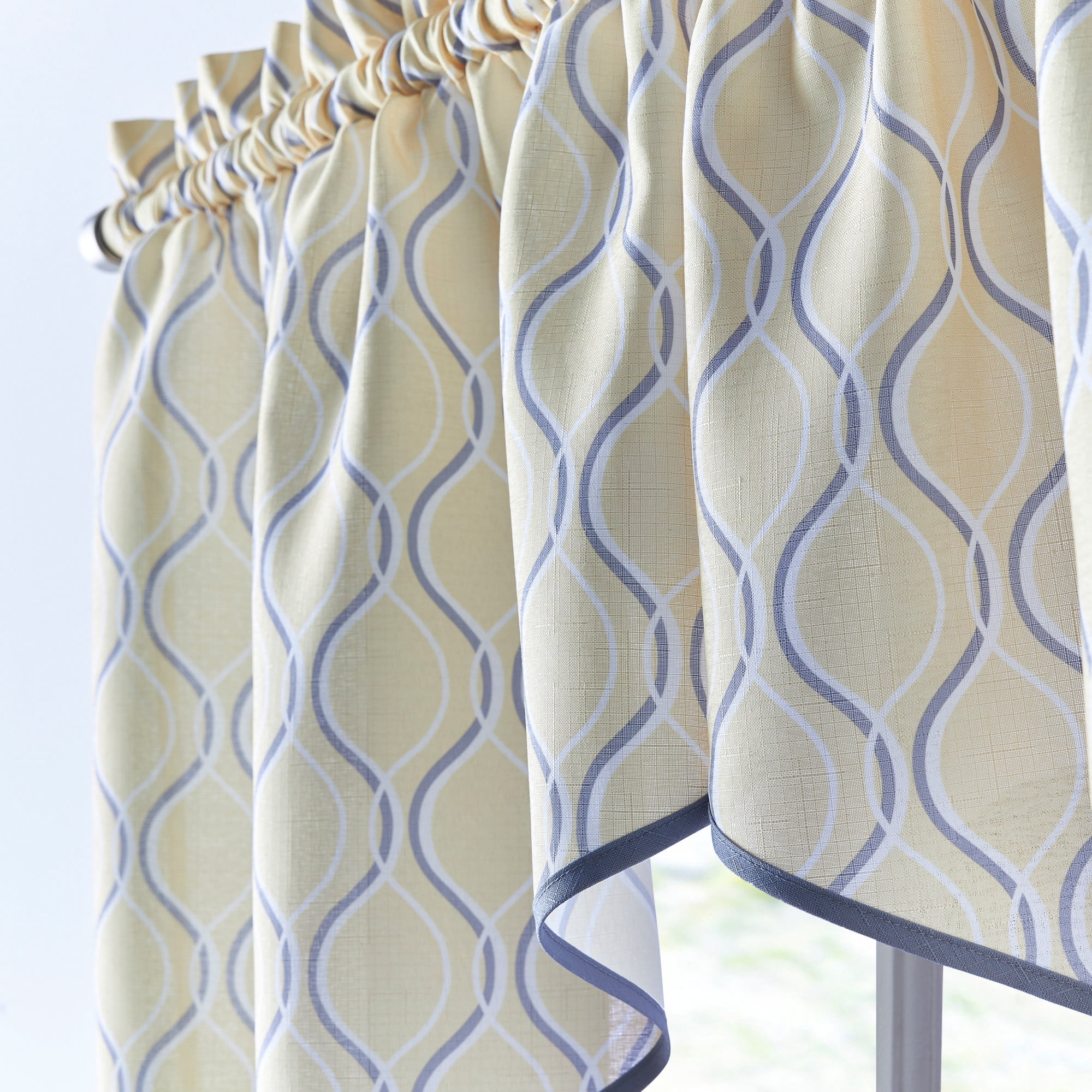 Curtainworks Morocco Swag Pair, Gold, 100% Polyester, 58"W x 14"L, Adult