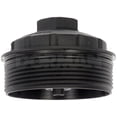 thumbnail image 4 of Dorman Oil Filter Cover 921-154 OE Solutions; OE Replacement; 84.4 Millimeter Diameter; Natural; PA66; Black; 59.7 Millimeter Length; Thread On Mounting, 4 of 5