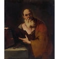 thumbnail image 3 of Luca Giordano 20x23 Black Modern Framed Museum Art Print Titled - Socrates, 3 of 5