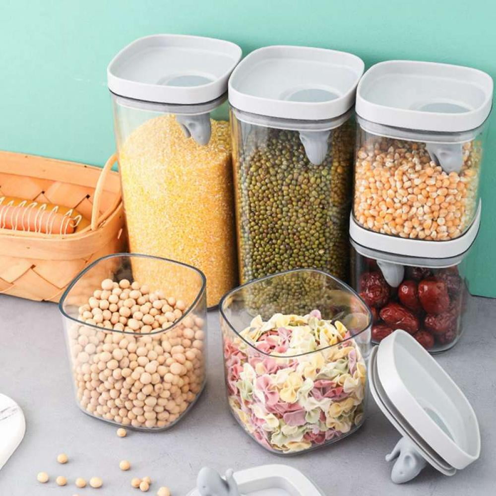 Airtight Food Storage Containers - Plastic BPA Free Kitchen Pantry Storage Containers for Sugar