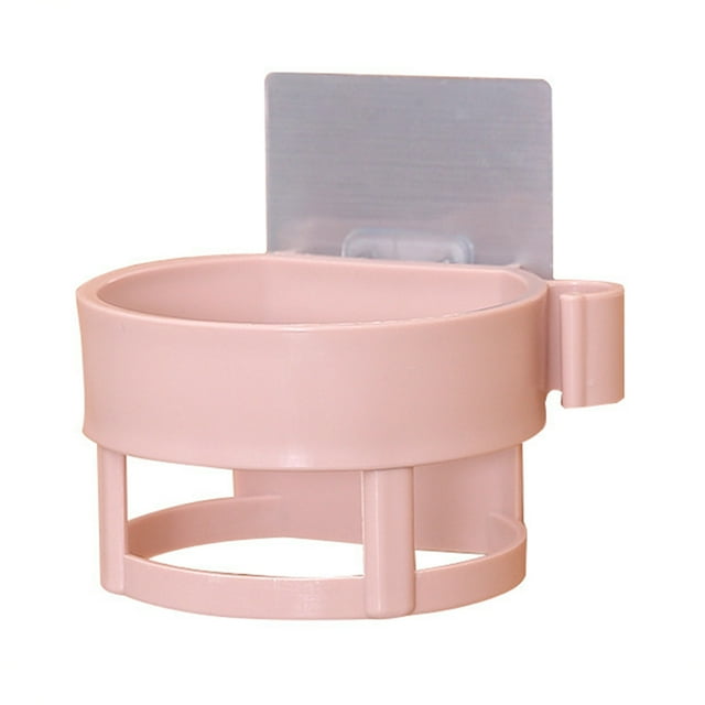 Youkk Hair Dryer Holder Bathroom ABS Wall Stand Sturdy Adhesive Mount Stand Washroom Storage Rack