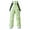 Green, variant on Men's Snow Ski Pants Insulated Winter Warm Outdoor Waterproof Snowboard Pants Detachable Suspender Unisex (XL, White)