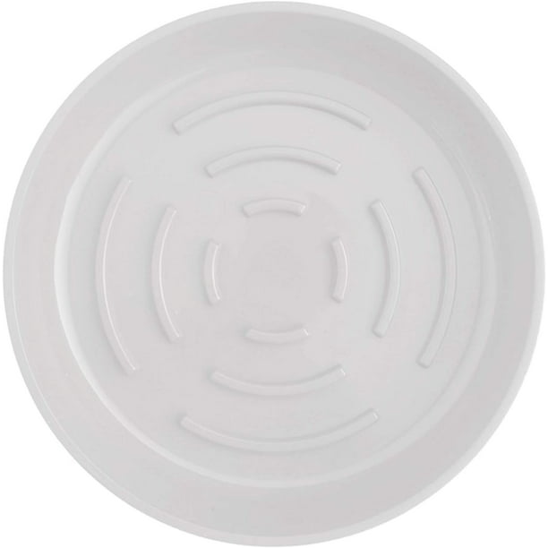 Bandejas Plástico Comida Rápida – Juego De 12 Unidades, 16.83x11.92 Pulgadas, Color Blanco