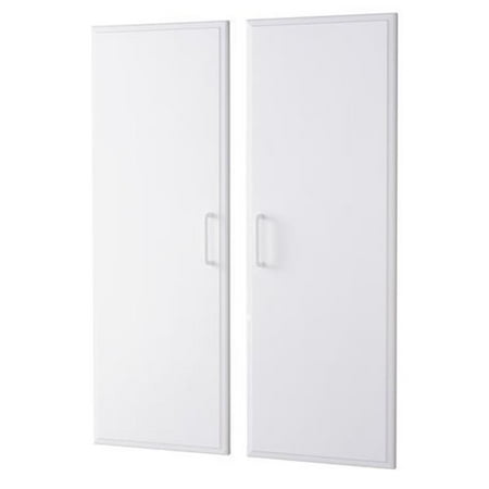 Deluxe Door - Easy Track RP1272-DW 72 in. Deluxe Doors Frameless, Pair