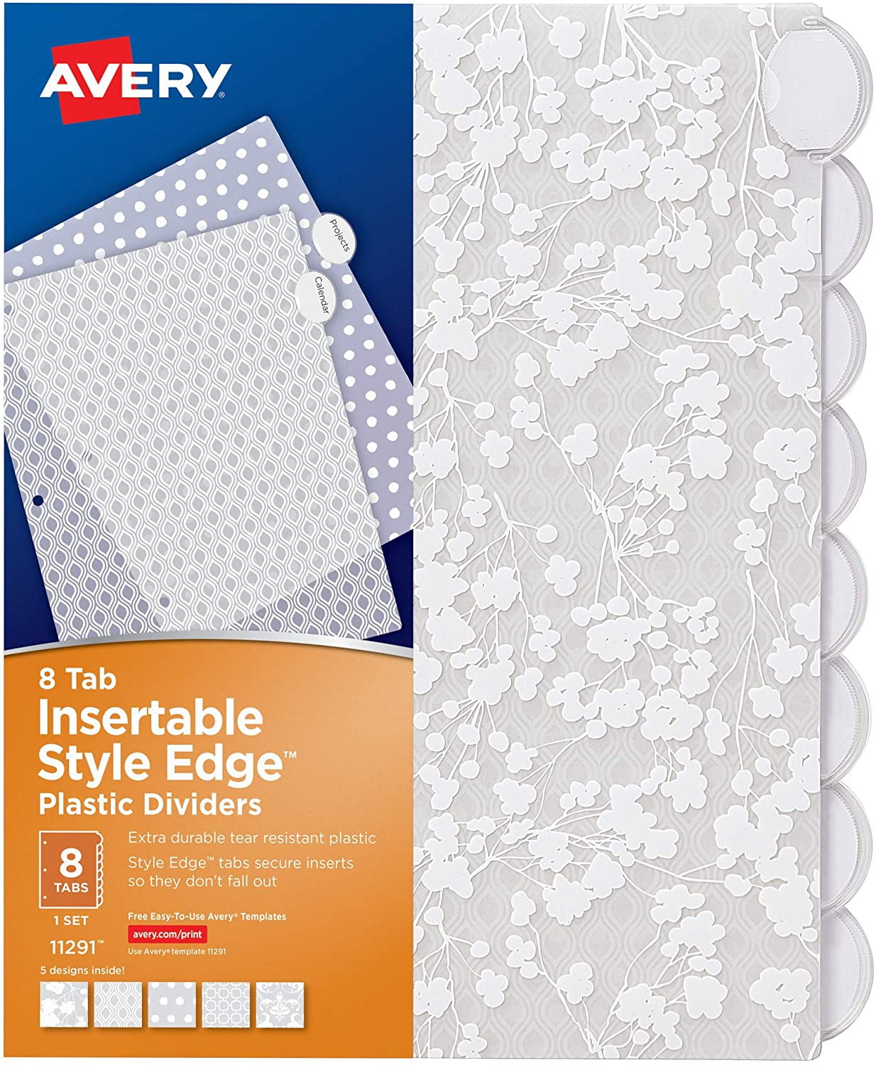 Avery Style Edge Template 11388 / Avery Insertable Style Edge Plastic