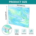 thumbnail image 3 of 13.4" x 16.5" Food-Grade Acrylic Cutting Board Non-Slip Kitchen Chopping Board Iridescent Swirl Marble Print, 3 of 7