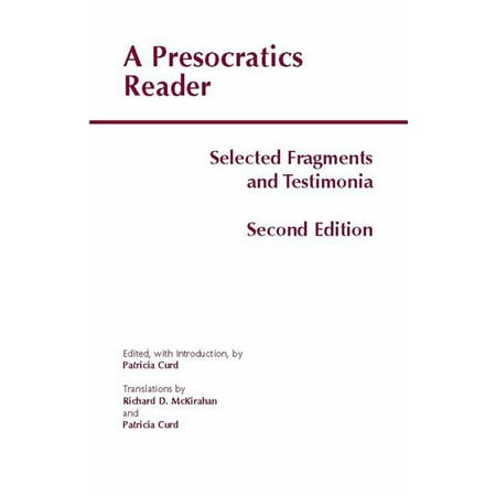 UPC: 9781603843058 | Hackett Classics: A Presocratics Reader : Selected Fragments and Testimonia (Edition 2) (Paperback)