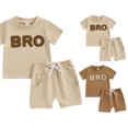 thumbnail image 6 of Mnyotv Short Sleeve Crewneck Tops and Shorts with Pockets for Toddler Boys Summer Clothes Matching Sets Size 6-12 Months, 6 of 6