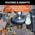 thumbnail image 5 of CURT 48407 SecureLatch Receiver-Mount 2-Inch Ball and Pintle Hitch Combination, 2-In Shank, 14,000 Pounds, 5 of 5