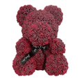 thumbnail image 3 of Oso de peluche rosa de 40cm para mujer, corazón, flor Artificial, rosa, regalo de San Valentín, boda, cumpleaños, Navidad, 2022, envío directo, 3 of 5