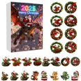 thumbnail image 2 of ERK Christmas Decorations The 2025 2D Santa Riding Advent Calendar Includes 24 Making It A Perfect For A Teenager's ., 2 of 6