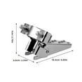 thumbnail image 2 of FONDOTIN 2Pcs Electric Motorcycle Pedals Metal Antislip Design Shock Absorption Foldable Foot Rest For Highway Cruising, 2 of 7