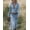 Light Blue, variant on Women's Western Cowgirl Faux Suede Midi Dress Vintage Long Sleeve Slim Fit V Neck Zip Up Irregular Tassel Fringe Dress Stretchy Fabric for Country Concerts and Themed Parties