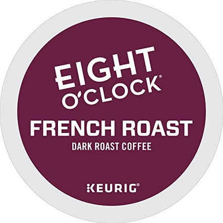 Eight O'Clock Coffee French Roast, Keurig Single-Serve K-Cup Pods, Dark Roast Coffee, 72 Count (6 Boxes of 12 Pods)