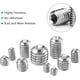 thumbnail image 2 of 135 Pieces Grub Screw M2.5 M3 M4 M5 M6 M8 With Allen Key Screw Assorted Allen Fasteners Kit Stainless Steel Needle Screw, 2 of 5