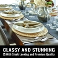 thumbnail image 5 of 48-Pieces Silverware Set for 8, Stainless Steel Flatware Cutlery Utensil Set forks and Spoons, Kitchen Tableware Set, 5 of 15