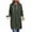 Army Green, variant on Long Hoodies for Women Drawstring Split Hem Pullover Top Long Sleeve Sweatshirts with Pocket Casual Loose Fall Trendy Tops
