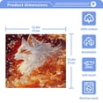 thumbnail image 5 of BZSMCE Towel Cotton Face Towel Soft Hand Towels Fashion Fire and Blossoms Pattern, 5 of 9
