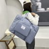 Bolsa de viaje grande, bolsa de gimnasio expandible, maleta de mano para mujer con funda para trolley y bolsillo impermeable, bolsa de lona de viaje.