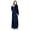 Navy Blue, variant on Womens Robes Warm Plush Winter Robe, Zip up Long Fleece Bath Robes Female, Zipper Bathrobes for Women