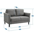 thumbnail image 4 of WF - Claire Living Room Sofa Set by Naomi Home-Color:Espresso, 4 of 5