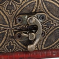 thumbnail image 4 of Pequeño Tesoro Cofre, Mini Cofre Del Tesoro Vintage Pequeño Cofre de Tesoro Decorativo Joyería de Madera Caja de Joyería de Madera Antigua Cobre, 4 of 7