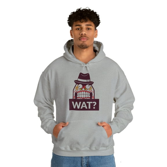 Unisex Heavy Blend™ Hooded Sweatshirt Wat Funny