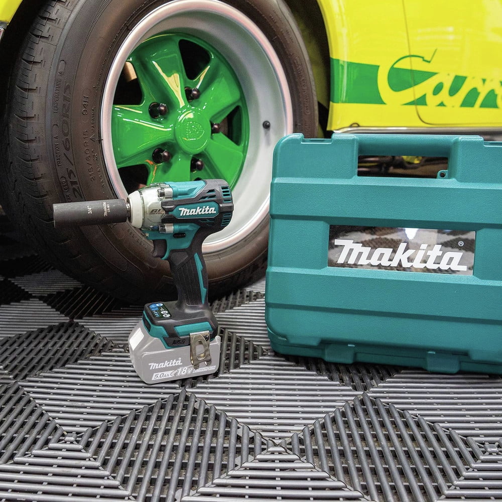 Makita XWT15XVZ 18V LXT Brushless Lithium-Ion 1/2 in. Square Drive Cordless 4-Speed Utility Impact Wrench with Detent Anvil (Tool Only)