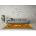 thumbnail image 3 of Ahgly Company Indoor Rectangle Medallion Yellow Traditional Area Rugs, 8' x 10', 3 of 4