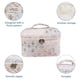 thumbnail image 4 of Bolsa de maquillaje Gosect Floral Coquette Aesthetic de gran capacidad, 4 of 6