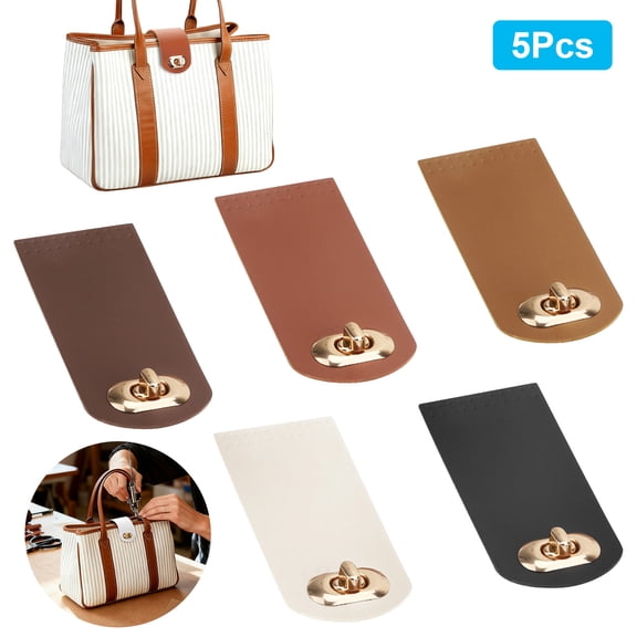 TSV 5pcs Metal Snap Closure Buttons for Purses, Bag Clasps, DIY Leather Craft & Sewing Repair