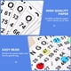 thumbnail image 2 of TOYANDONA 60 Cartones de Bingo con Números Únicos, Accesorios para Juego de Bingo Familiar para el Desarrollo Intelectual y la Diversión (Blanco), 2 of 7
