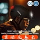 thumbnail image 4 of Casco de bicicleta DKONI con luces LED recargable por USB negro, 4 of 7