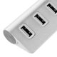 thumbnail image 4 of Alta velocidad Mini 4 puertos azul luz Led USB Hub Splitter potencia de aluminio para Apple Mac Macbook Laptop, 4 of 6