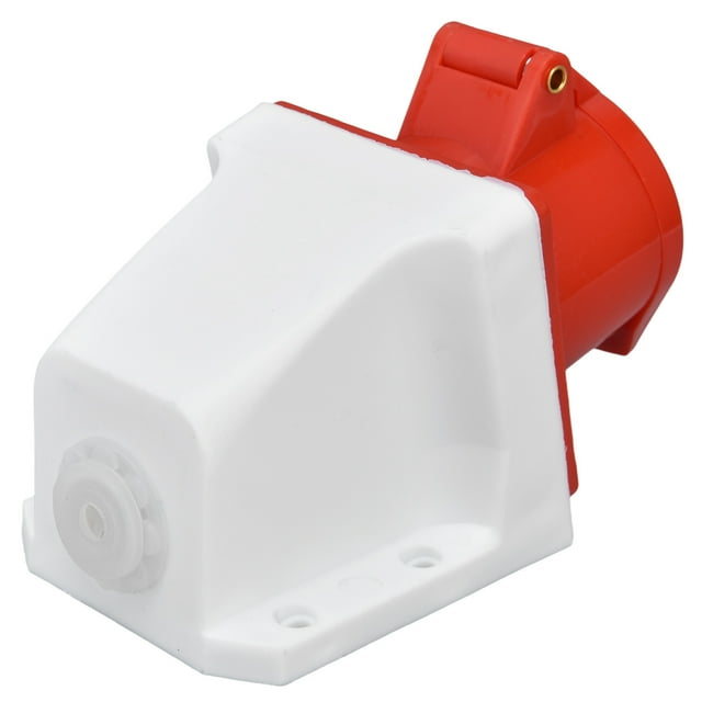 Cee Outlet Industrial Outlet PC Brass Red Mounted CEE Socket For Electric Power IP44 220-380V 240-415V