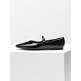 thumbnail image 2 of Patent Pointed Toe Mary Jane Flats for Women, 2 of 8