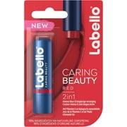 Labello Caring Beauty Rouge 1 x 5.5ml Lip Stick in Vibrant Red for 24H Lip Hydration